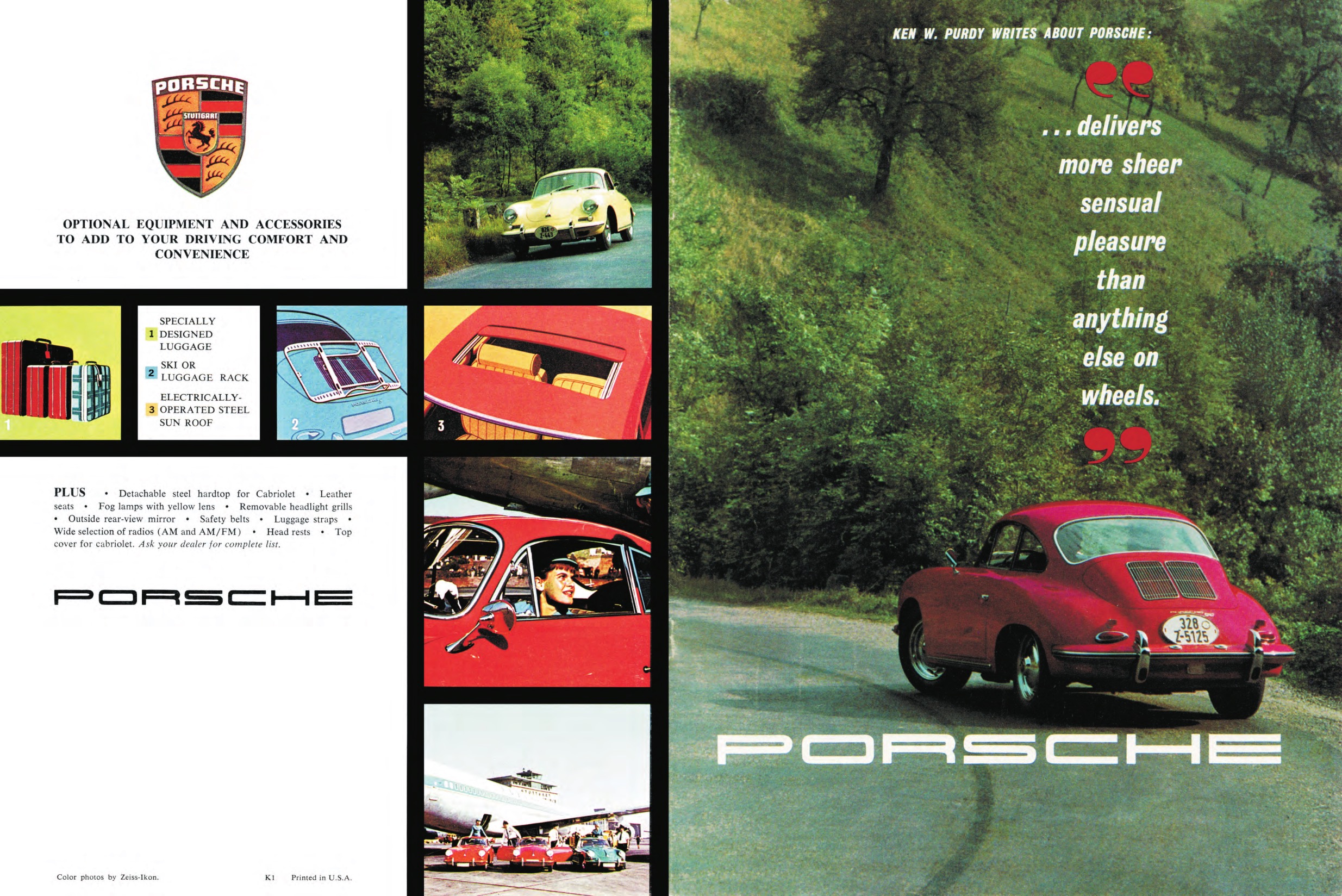 1961 Porsche 356 Brochure